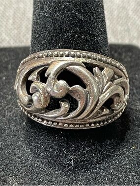 Studio Barse 925 Sterling Silver Scrollwork Ring